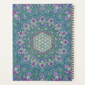 Blume des Lebens - Mandala Indien Stil 1 Planer (Rückseite)