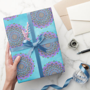 Blume des Lebens - Mandala Indien Stil 2 Geschenkpapier