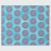 Blume des Lebens - Mandala Indien Stil 2 Geschenkpapier (Flach)