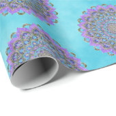 Blume des Lebens - Mandala Indien Stil 2 Geschenkpapier (Rolleneckpunkt)