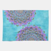Blume des Lebens - Mandala Indien Stil 2 Geschirrtuch (Horizontal)