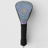 Blume des Lebens - Mandala Indien Stil 2 Golf Headcover (Vorderseite)
