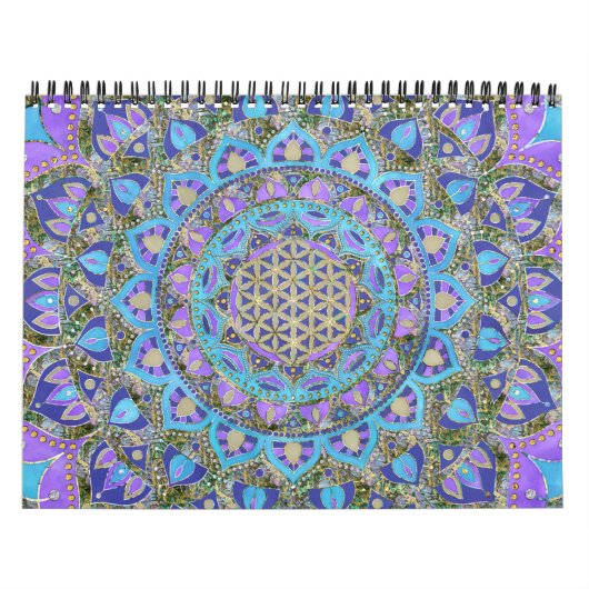 Blume des Lebens - Mandala Indien Stil 2 Kalender (Titelbild)