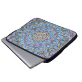 Blume des Lebens - Mandala Indien Stil 2 Laptopschutzhülle (Vorne Knopf)