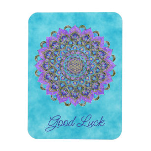 Blume des Lebens - Mandala Indien Stil 2 Magnet