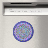 Blume des Lebens - Mandala Indien Stil 2 Magnet (In Situ (Geschirrspüler))