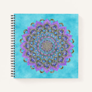 Blume des Lebens - Mandala Indien Stil 2 Notizblock