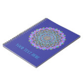 Blume des Lebens - Mandala Indien Stil 2 Notizblock (Linke Seite)