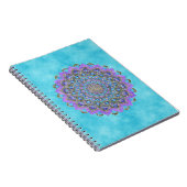 Blume des Lebens - Mandala Indien Stil 2 Notizblock (Rechte Seite)