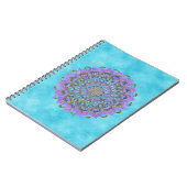 Blume des Lebens - Mandala Indien Stil 2 Notizblock (Linke Seite)