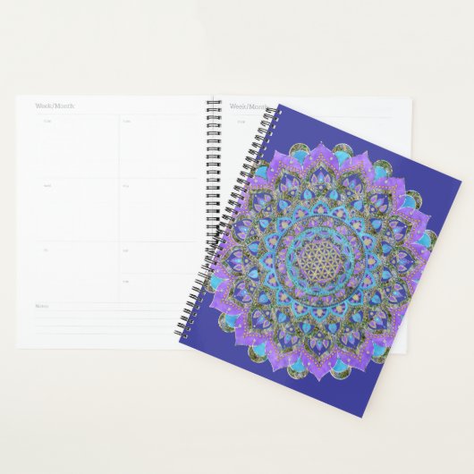 Blume des Lebens - Mandala Indien Stil 2 Planer (Anzeige)