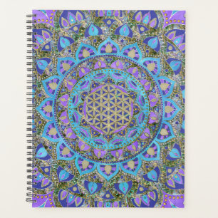 Blume des Lebens - Mandala Indien Stil 2 Planer