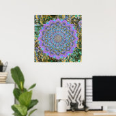 Blume des Lebens - Mandala Indien Stil 2 Poster (Heimbüro)