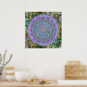 Blume des Lebens - Mandala Indien Stil 2 Poster (Küche)