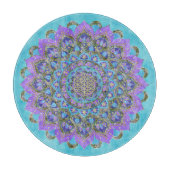 Blume des Lebens - Mandala Indien Stil 2 Schneidebrett (Vorderseite)