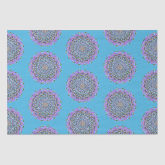 Blume des Lebens - Mandala Indien Stil 2 Seidenpapier (Vorderseite)