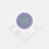 Blume des Lebens - Mandala Indien Stil 2 Serviette (Ecke)