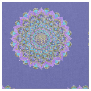 Blume des Lebens - Mandala Indien Stil 2 Stoff