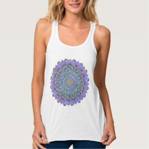 Blume des Lebens - Mandala Indien Stil 2 Tank Top
