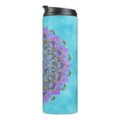 Blume des Lebens - Mandala Indien Stil 2 Thermosbecher (Nach rechts gedreht)