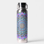 Blume des Lebens - Mandala Indien Stil 2 Trinkflasche (Rückseite)