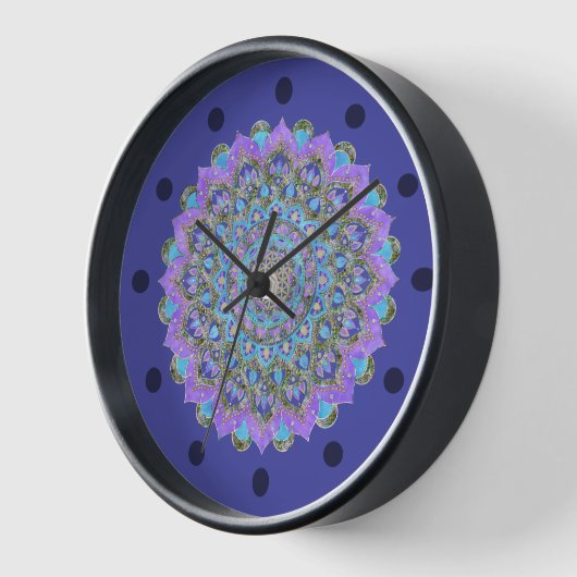 Blume des Lebens - Mandala Indien Stil 2 Uhr (Winkel)