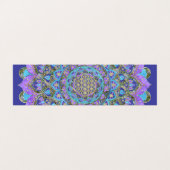 Blume des Lebens - Mandala Indien Stil 2 Visitenkarten (Außenseite Aufgefaltet)