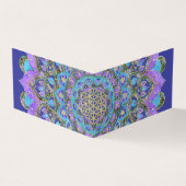 Blume des Lebens - Mandala Indien Stil 2 Visitenkarten (Vorderseite)