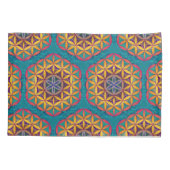 Blume des Lebens Mandala Kissenbezug (Rückseite)