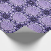 Blume des Lebens - Mandala - lila Geschenkpapier (Ecke)