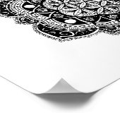 Blume des Lebens Mandala Poster (Ecke)