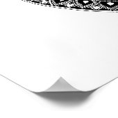 Blume des Lebens mandala Poster (Ecke)