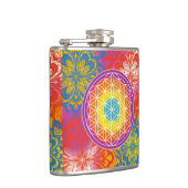 Blume des Lebens mandala Zen Flachmann (Rechts)