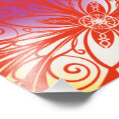 Blume des Lebens mandala Zen Fotodruck (Ecke)
