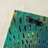 Blume des Lebens Marmor und Gold Strandtuch (Beispiel)