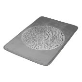 BLUME DES LEBENS - Medaille Silver Badematte (Schrägansicht)
