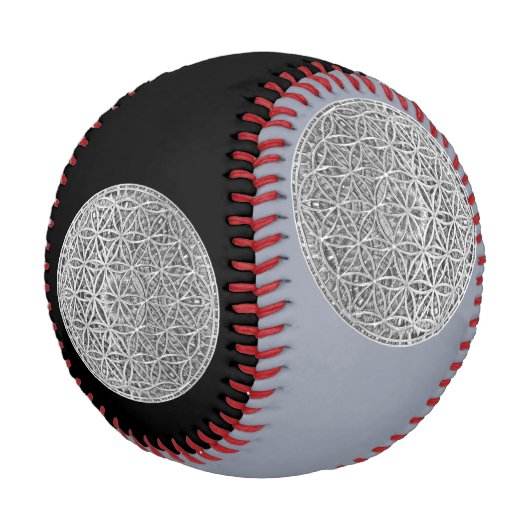 BLUME DES LEBENS - Medaille Silver Baseball (Schrägansicht)
