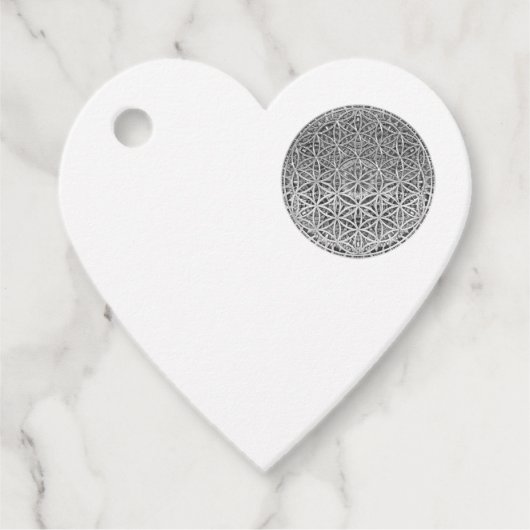 BLUME DES LEBENS - Medaille Silver Geschenkanhänger (Vorderseite)