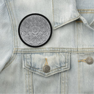 BLUME DES LEBENS - Medaille Silver Namensschild