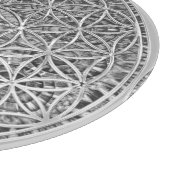 BLUME DES LEBENS - Medaille Silver Schneidebrett (Ecke)