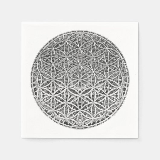 BLUME DES LEBENS - Medaille Silver Serviette (Vorderseite)