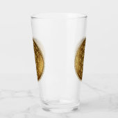 BLUME DES LEBENS - Medaillon der Heiligen Geometri Glas (Links)