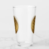 BLUME DES LEBENS - Medaillon der Heiligen Geometri Glas (Rechts)