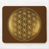 BLUME DES LEBENS - Medaillon der Heiligen Geometri Mousepad (Vorne)