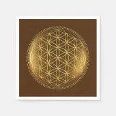 BLUME DES LEBENS - Medaillon der Heiligen Geometri Serviette (Vorderseite)
