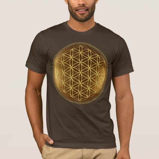 BLUME DES LEBENS - Medaillon der Heiligen Geometri T-Shirt (Vorderseite)