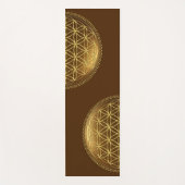 BLUME DES LEBENS - Medaillon der Heiligen Geometri Yogamatte (Vorderseite)