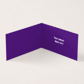 BLUME DES LEBENS - mehrfarbige Gradientenmuster Visitenkarten (Innenseite)