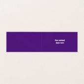 BLUME DES LEBENS - mehrfarbige Gradientenmuster Visitenkarten (Innenseite Aufgefaltet)