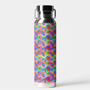 BLUME DES LEBENS - mehrfarbiges Farbverlaufsmuster Trinkflasche